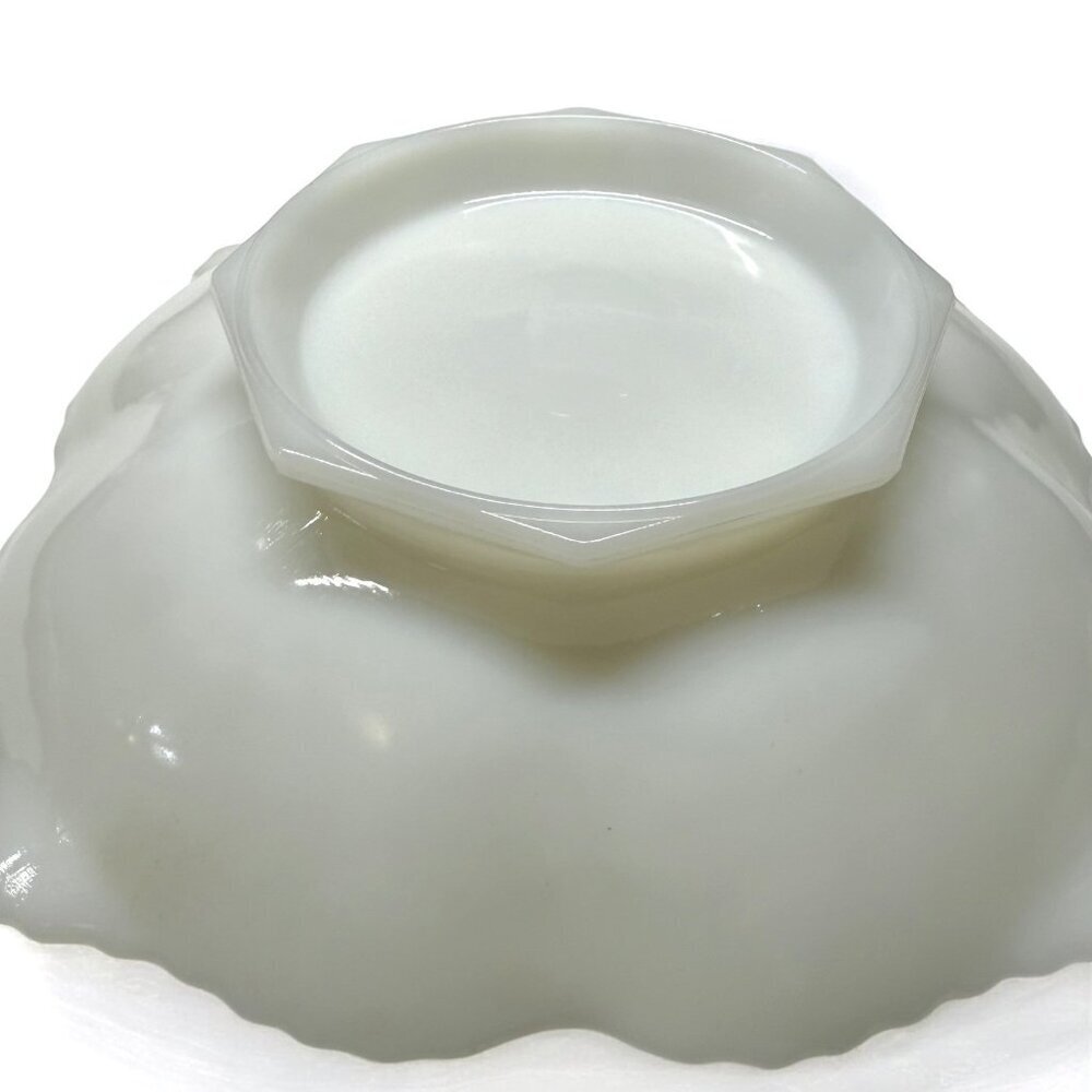 Indiana Glass Harvest Grape Milk Glass Plate 10 Inch - Picture 7 of 8